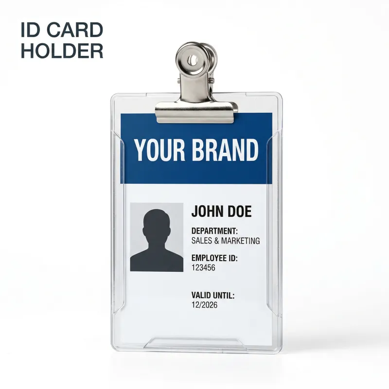 PVC Badge Holder & Clip — view 3