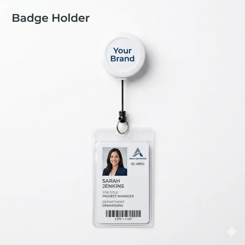 PVC Badge Holder & Clip