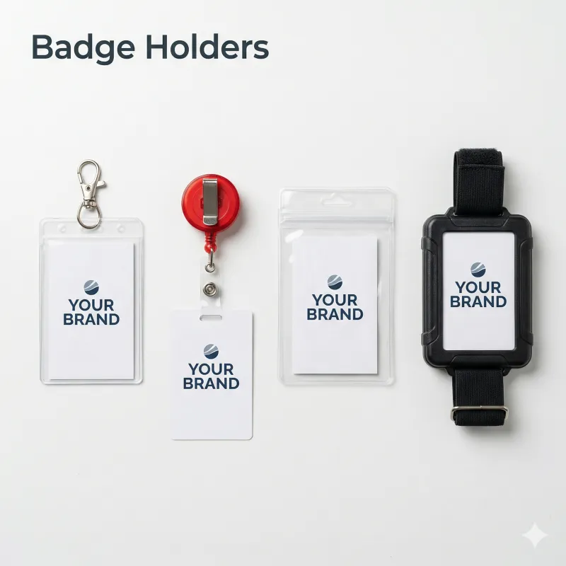 PVC Badge Holder & Clip — view 2